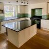 Bespoke Modern Shaker Buttercream Kitchen Rangemaster Bosch Lamona Smeg Appliances Granite Worktops