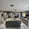 Modern Bespoke Dark - Light Grey Shaker Kitchen & Island – Samsung Belling Bosch Appliances