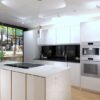 New Boxed Poggenpohl Contour Polar White + Diamond Grey Kitchen & Island select Miele Appliances