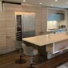 Poggenpohl Gaggenau Textured Grain - Stainless Steel Kitchen & Large Island