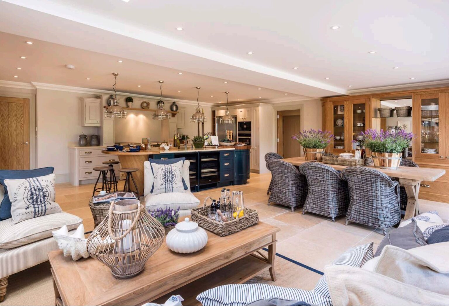 Large Bespoke Dovetail Joint Kitchen & Island Utility Room & more ...