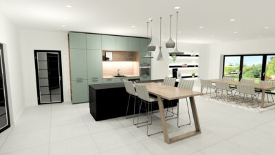 3832194 Grand Designs 2023 Exhibition Display Nolte Kitchen & Island