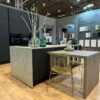 Exhibition Display Nolte Nero Grey Oak - Glass Kitchen & Island