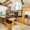 Large Wolf Bespoke Wood Oak Door Kitchen & Large Island – Miele GE Wolf Appliances – Stone Granite Worktops Oak Breakfast Bar & Butchers Block & More