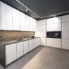 Ex Display Luxury Poggenpohl Plus Segmento Pebble Grey Velvet Matt Kitchen