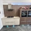 Ex Display Poennighaus German Textured Grain Effect Magnolia - Wood Effect Kitchen & Island