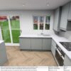 New Boxed Unused Howdens Clerkenwell Slate Grey Gloss Kitchen & Peninsular