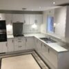 Paula Rosa Manhattan White Gloss Kitchen – Zanussi Electrolux Appliances - Worktops