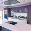 Ex Display Callerton Grey Shaker Kitchen & Island - Silestone Worktops – Sink & Swan Neck Mixer Tap