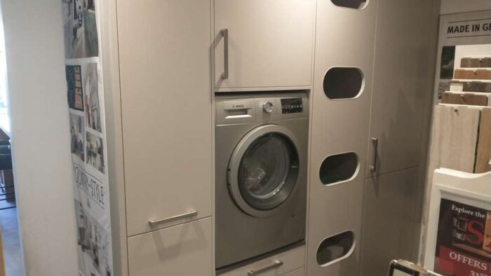 Ex Display Schuller Nova Utility Laundry Room - Bosch Washing Machine