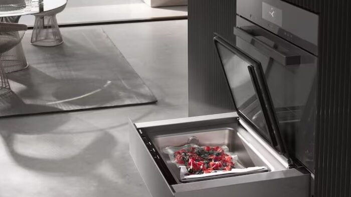 New Boxed Miele Vacuum Sealing Drawer EVS 7010 Obsidian black