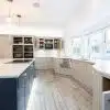 Laura Ashley Luxury Grey Harbury Kitchen with Hague Blue Island – 3832408