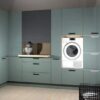 Exhibition Display Nolte Manhattan Black Green Chalet Utility Room - Laundry Area – Siemens Washing Machine