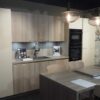 Ex Display Schmidt Arcos Kashmir Grey Iceland Kitchen & Breakfast Bar – Neff Appliances – Iceland Laminate Worktops – 4 x Matching Bar Stools