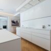 Large Modern Luxury Bulthaup B3 Alpine White Kitchen & Island - Gaggenau Quooker Appliances - Bulthaup B3 Alpine White Worktops