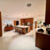 Chamber Furniture Dove Tail Joint Book Matched Wood Kitchen with Large Island and Utility Room – Wolf Miele Liebherr Appliances - Quartz Worktops