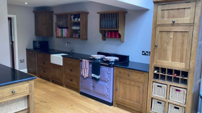 Bespoke Wooden Dove Tail Joint Country Style Kitchen with Peninsula – Belfast Sink - Granite Worktops - 3832683