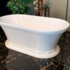 Ex Display Graff Free Standing Bath in Sleek-Stone White Gloss