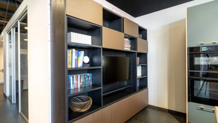 Ex Display Schmidt Arcos Osaka - Corten Media TV Wall Unit