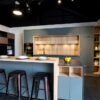 Ex Display Schmidt Arcos Sencha Vintage Oak Kitchen with Island and Breakfast Bar – Neff Quooker Appliances - Laurent Dekton Worktops