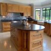 Large Stoneham Wooden Shaker Kitchen with Island and Dresser - Neff Bertazzoni Liebherr Appliances – Granite & Wooden Worktops