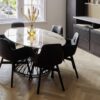 Ex Display Poggenpohl Calacatta Borghini Sharknose Edge Dining Table