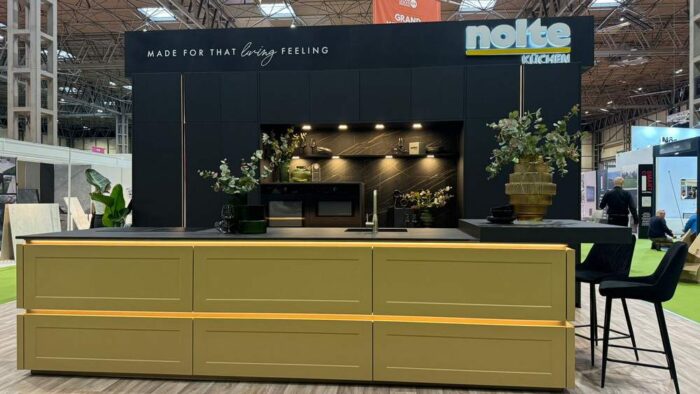 Exhibition Display Nolte Anti Fingerprint Shaker Kitchen & Island