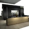 Exhibition Display Nolte Plus Black Anti Fingerprint - Lacquered Caramel Shaker Kitchen & Island