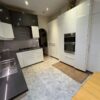 Ikea Graphite Grey and White Gloss Kitchen and Utility Room – Ikea Appliances – Granite Worktops