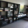 Ex Display B&B Italia Antonio Citterio Bookcase with Sliding Door and Desk Home Office