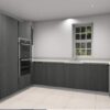 New Boxed Luxury Porcelanosa Projects Eucalyptus Smutty Grey Kitchen