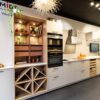 Ex Display Schmidt Arcos Vision - Vintage Oak - Coral Matt Lacquered Copper Kitchen – Siemens Blanco Appliances - Cosentino Dekton Neural Worktops