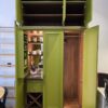 Ex Display Green Barmans Pantry – Wine Cooler - Black Stone Worktop