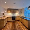 Bespoke Retro Bamboo Kitchen – Miele Neff Quooker Appliances - Wooden and Brushed Stainless Steel Worktops