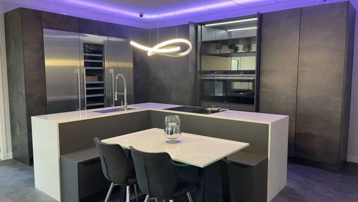 Ex-Display-Ponnighaus-Luxury-Pocket-Door-Kitchen-Booth-Style-Island-Seating