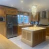 Bespoke Chambers Dovetail Joint Shaker Kitchen with Matching Island – Brittania Bosch Appliances – Quartz Worktops