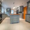 Marlborough Pitch Grey Dovetail Joint Kitchen with Island and Utility Room – Flavel Samsung CDA Appliances – Granite and Wooden Worktops