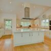 Howdens Cream Shaker Kitchen with Large Island – CDA Appliances - Wooden & Silestone Worktops - 3833044