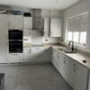 Young Symphony Dove Grey Shaker Kitchen – AEG Zanussi Appliances – Laminate Worktops