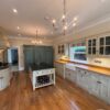 Bespoke Christopher Peters Cream & Duck Egg Blue Inframe Dove Tail Joint Kitchen with Island – Neff Appliances – Granite & Wooden Worktops - 3833089