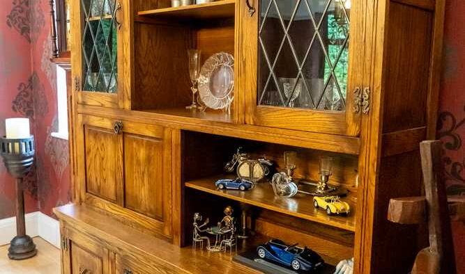 Elegant Handcrafted Dressers and Grandfather Clock – SE187