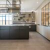 Ex Display Scavolini Mia Dark Steel Kitchen with Island – Barazza Smeg Appliances – Barazza Dekton & Stainless-Steel Worktops