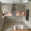 Symphony Stone Shaker Kitchen – Smeg Appliances – White Granite Worktops - 3833081