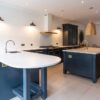 Bespoke Nicholas James F&B Off Black Dovetail Joint Shaker Kitchen with Matching Island – Siemens Quooker Fisher & Paykel Appliances – Dekton Worktops