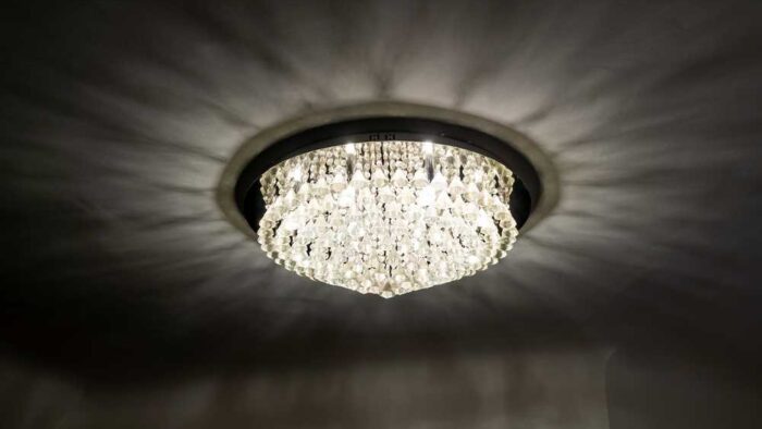 Luxury Pair Designer Glass Ceiling Lights