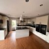 Buttercream Shaker Kitchen with Matching Island – Quooker Neff Samsung Appliances – Granite Worktops