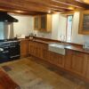 Farmhouse Wood Like Kitchen with Large Peninsula & Appliances - 3833161