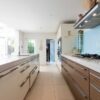Luxury Eggersmann Cream Gloss & Wood Like Kitchen with Large Island – Siemens Bosch Neff Appliances – Quartz Worktops 3833154