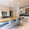 Luxury Smallbone of Devises Cream & Wood Kitchen with Sky Blue Island, Dresser & Pantry – Wolf Sub Zero Miele Appliances – Granite Worktops - 3933155